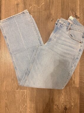 Abercrombie & Fitch Light Blue Baggy Low-Rise Jeans